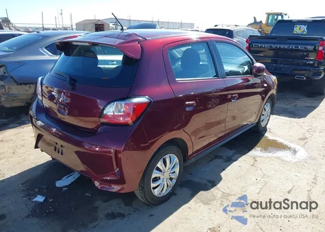 2021 Mitsubishi Mirage Carbonite Edition/Es/Le from USA, damaged, VIN ML32AUHJ4MH001270